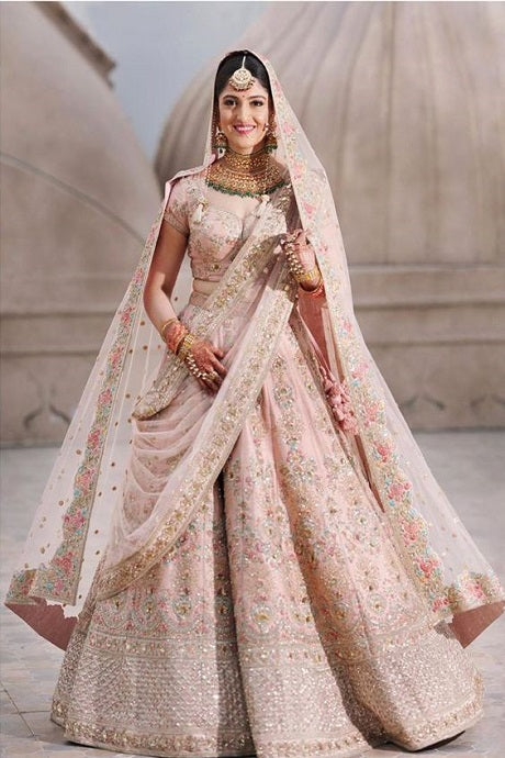 Pink bridal lehenga designs 2023 Online at Best Price - Rutbaa
